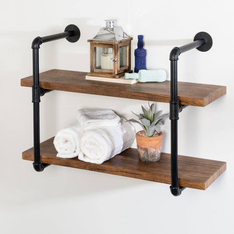 17 Stories Yingst 2Tier Wall Shelf & Reviews Wayfair